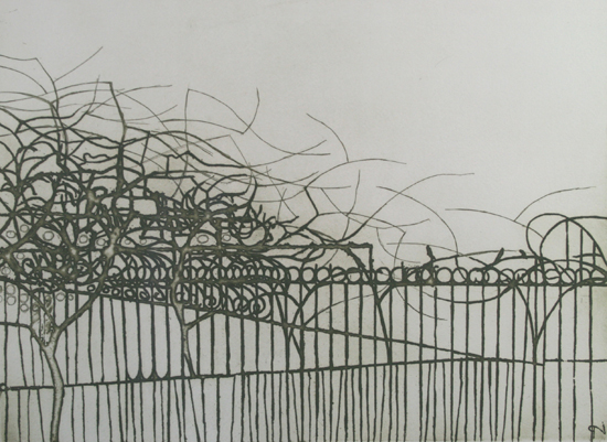Metamorphosis (Linear Motif) no.2, Victor Pasmore, etching & aquatint